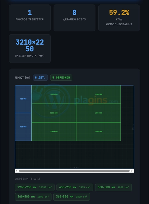 Калькулятор для wordpress